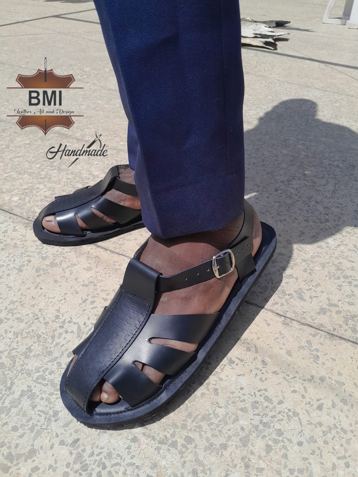 BMI Leather Sandals